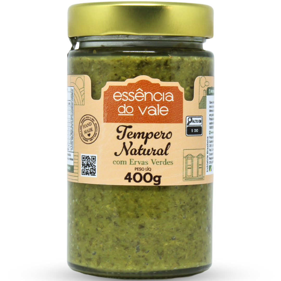 Tempero Natural com Ervas Verdes